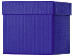Dárková krabička CUBE 10x10x10cm, One Colour tmavá modrá