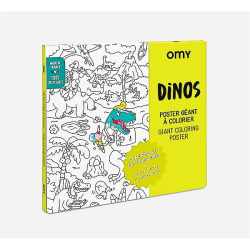 Obří omalovánkový plakát 70x100cm ''Dinos'' - OMY