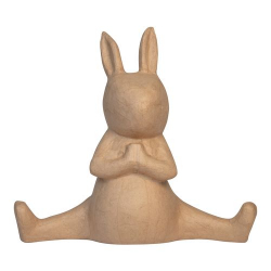 Kartonové zvířátko S sedící králík 18x8x16cm