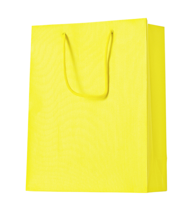 Dárková taška 25x13x33cm A4+, One Colour, žlutá