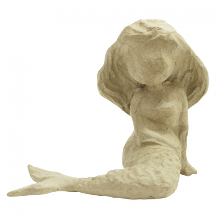 detail Kartonový předmět S mořská panna 11,5x17x15,5cm