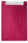 náhled Dárkový sáček papírový 36x10x49+6cm A3+, Uni tmavě červený