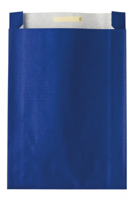 Dárkový sáček papírový 36x10x49+6cm A3+, Uni modrý