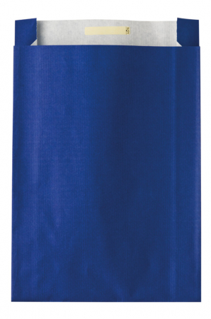 detail Dárkový sáček papírový 36x10x49+6cm A3+, Uni modrý