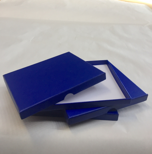 Dárková krabička 16x14x1,5cm CD, One Colour, tmavá modrá