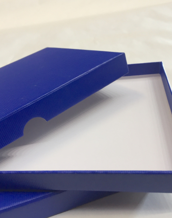 detail Dárková krabička 16x14x1,5cm CD, One Colour, tmavá modrá