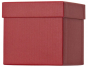 náhled Dárková krabička CUBE 10x10x10cm, One Colour, tmavá červená