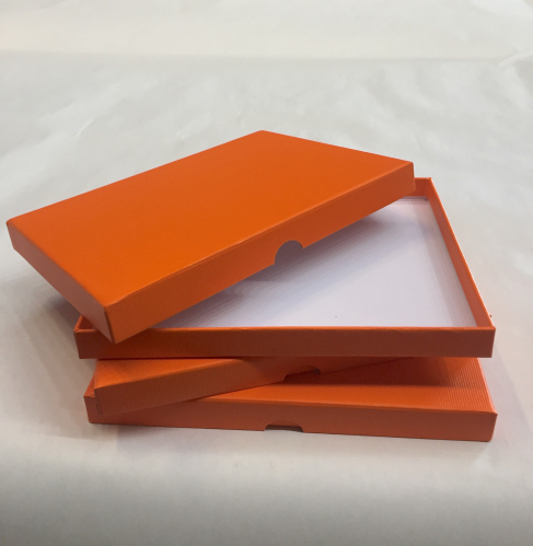 Dárková krabička 16x14x1,5cm CD, One Colour, oranžová