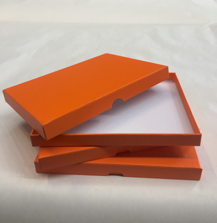 detail Dárková krabička 16x14x1,5cm CD, One Colour, oranžová
