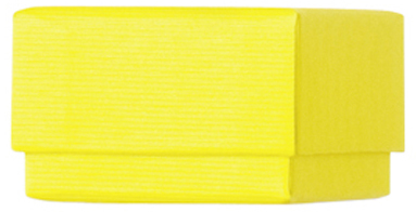 Dárková MINI krabička 6x6x4cm, One Colour, žlutá