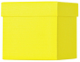 náhled Dárková krabička CUBE 10x10x10cm, One Colour žlutá