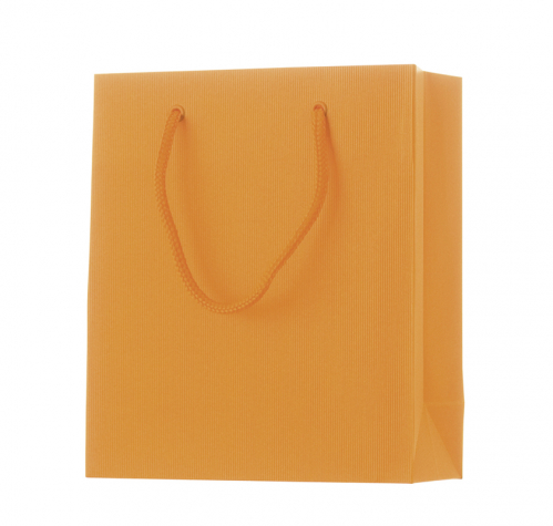 Dárková taška 18x8x21cm A5+, One Colour, oranžová