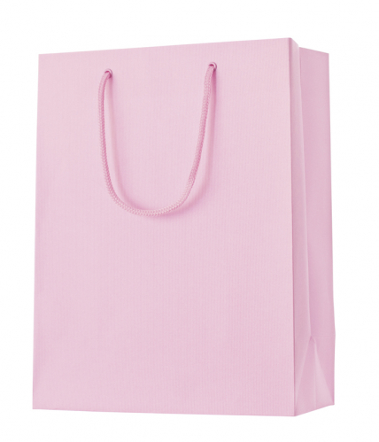 Dárková taška 25x13x33cm A4+, One Colour, světlá růžová