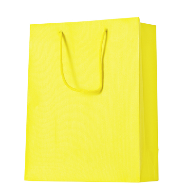 Dárková taška 25x13x33cm A4+, One Colour, žlutá