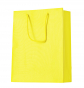 náhled Dárková taška 25x13x33cm A4+, One Colour, žlutá