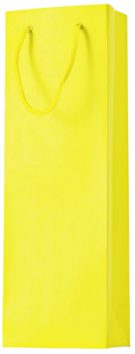 Dárková taška 12x8x37cm, One Colour, žlutá
