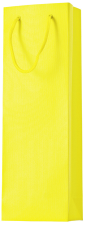 detail Dárková taška 12x8x37cm, One Colour, žlutá