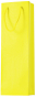 náhled Dárková taška 12x8x37cm, One Colour, žlutá