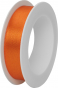 náhled Dárková stuha saténová 1,5cmx3m, oranžová, špulka