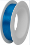 náhled Dárková stuha saténová 1,5cmx3m, tmavá modrá, špulka