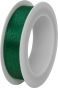 náhled Dárková stuha saténová 1,5cmx3m, tmavá zelená, špulka