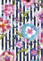 náhled Dárkový papír role 70x200 cm, Tropické květiny