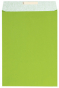náhled Dárkový sáček papírový 32x6x43+6cm A3+, Uni světle zelený