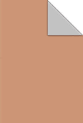 Dárkový papír archy 100x70cm, Uni Reverse meruňkový, 25ks