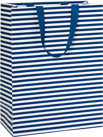 detail Dárková taška 25x13x33cm A4+, Námořnická, modrá