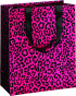 náhled Dárková taška 18x8x21cm A5+, Růžový panter