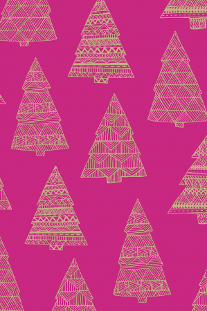 detail Set dárkových papírů role 70x200cm, Vánoční dekor-5 designů, 60ks