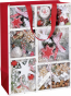 náhled Dárková taška 25x13x33cm A4+, Vánoční dekorace