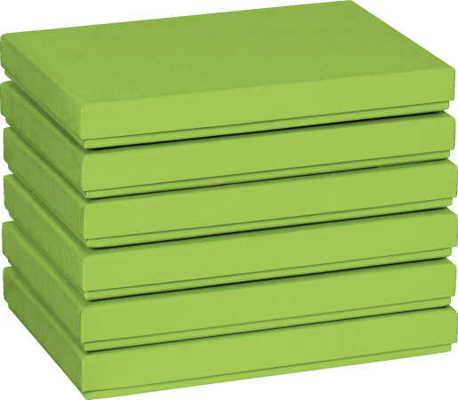 detail Dárková krabička 17x22,5x3cm A5+, One Colour, světlá zelená