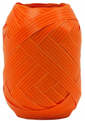 Dárková stuha papírová 1cmx15m, oranžová