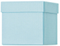 náhled Dárková krabička CUBE 10x10x10cm, One Colour, světlá modrá