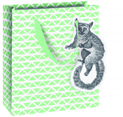 Dárková taška 18x8x21cm A5+, Lemur