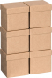 náhled Dárková krabička CUBE 13,5x13,5x12,5cm, One Colour kraft