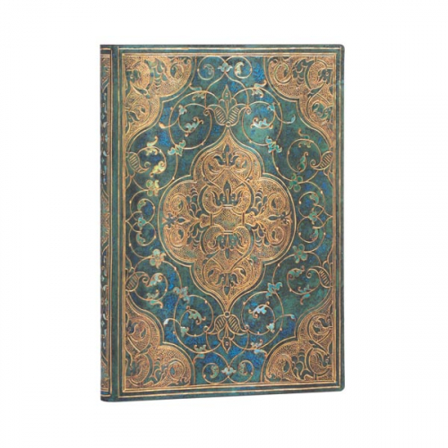 Zápisník Paperblanks Turquoise Chronicles A5, měkké desky, čistý