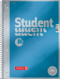 náhled Collegeblock A4, tečkovaný, modré metalické desky