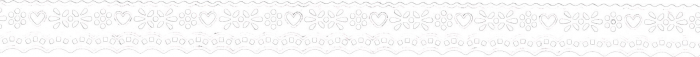 detail Papírová krajka 1,7x200cm, Vlnky, bílá