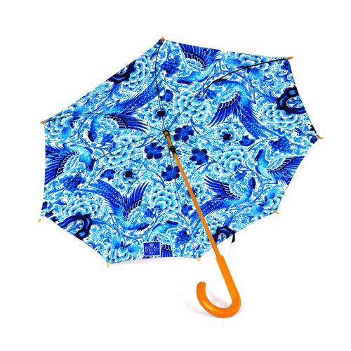Originální deštník s rukojetí, Pávi