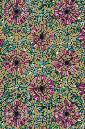 detail Dárkový papír role 70x150cm, Kaleidoskop