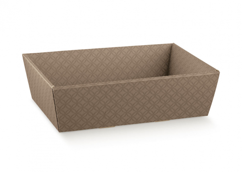 Dárková skládací krabička bez víka 29x21x9cm, Grafický vzorek