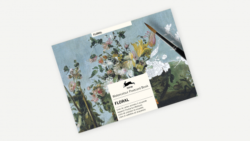Omalovánky pohlednice Floral Images A6 16ks - The Pepin Press