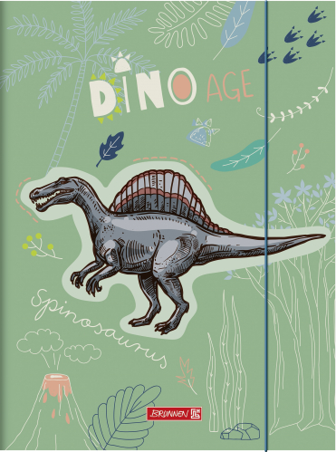 Portfolio s gumou A3, Dinosaur