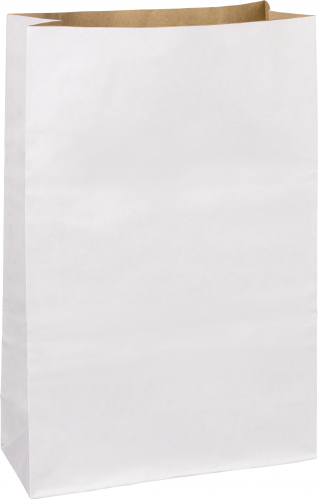 Papírové sáčky 2ks, 38x24x10cm A4+, bílá