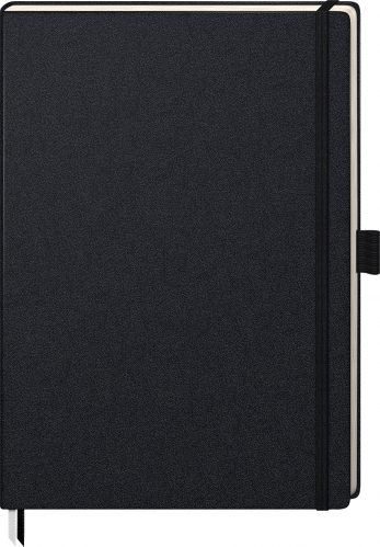 Notebook A4 Kompagnon, černý, čistý