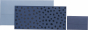 náhled Dárková obálka s přáním 11x23 cm, Puntíky, tmavě modrá