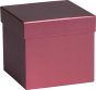 náhled Dárková krabička CUBE 13,5x13,5x12,5cm, Sensual Colour bordó