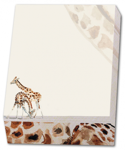 Poznámkový blok 9,5x13,5cm, Žirafy